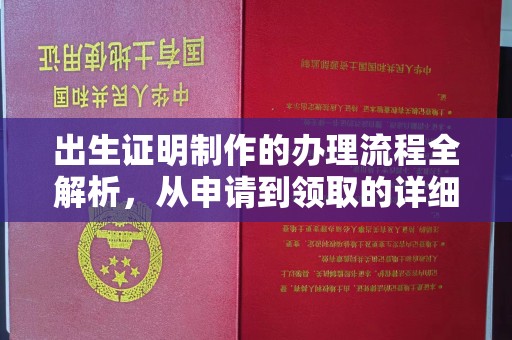 龙口出生证明制作的办理流程全解析，从申请到领取的详细指南